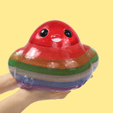 2100g Giant Crystal Rainbow Chicken Taba Squishy