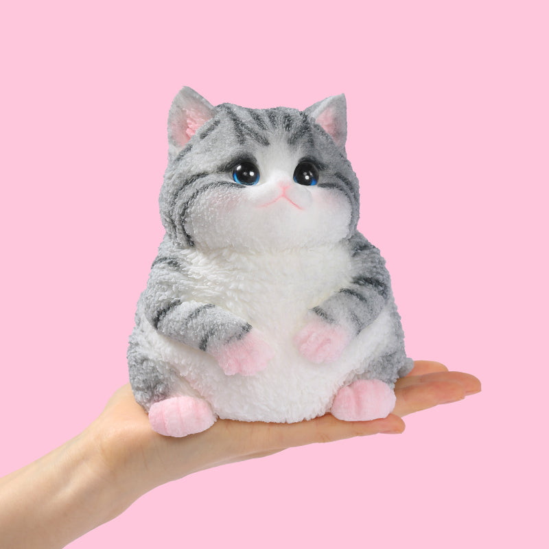 800g Giant Gray Cat Taba Squishy
