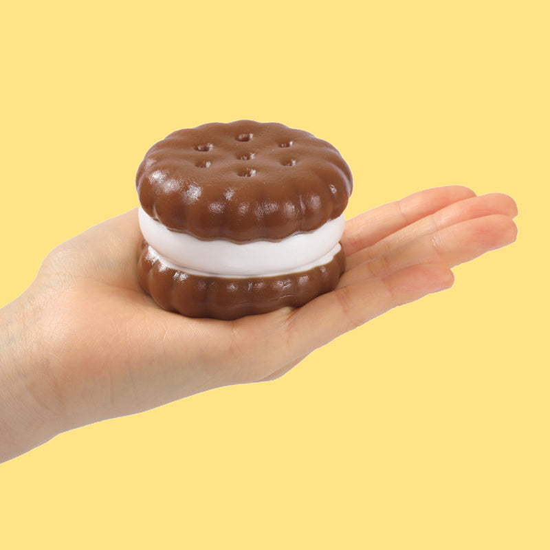 Chocolate Sandwich Cookie Taba Squishy
