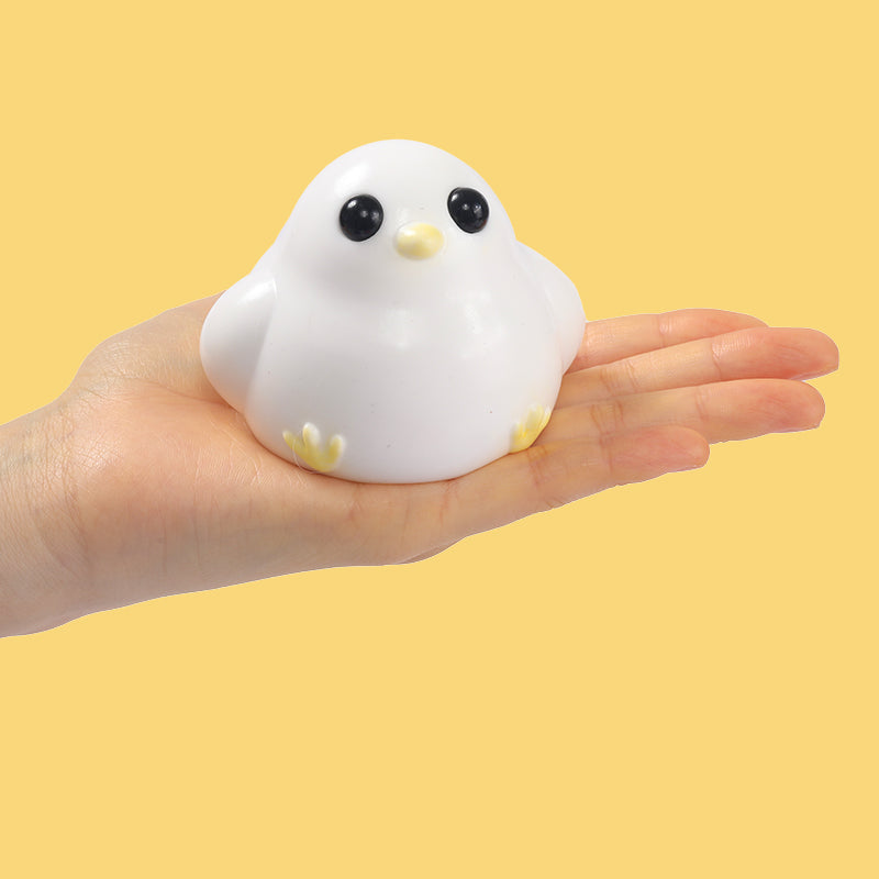 200g White Cute Chicken Taba Squishy