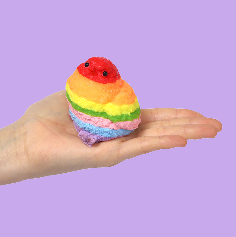 130g Rainbow Chicken Taba Squishy