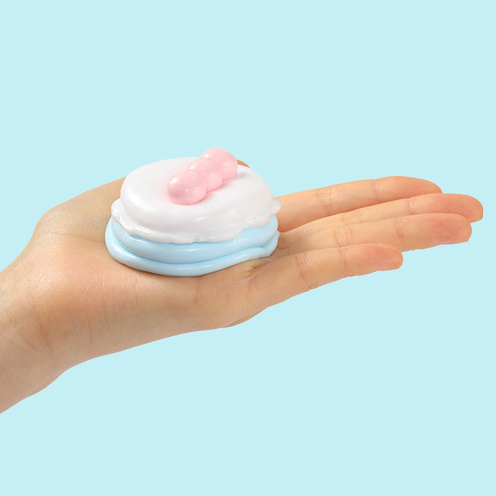 Small Blue Soy Milk Soufflé Taba Squishy