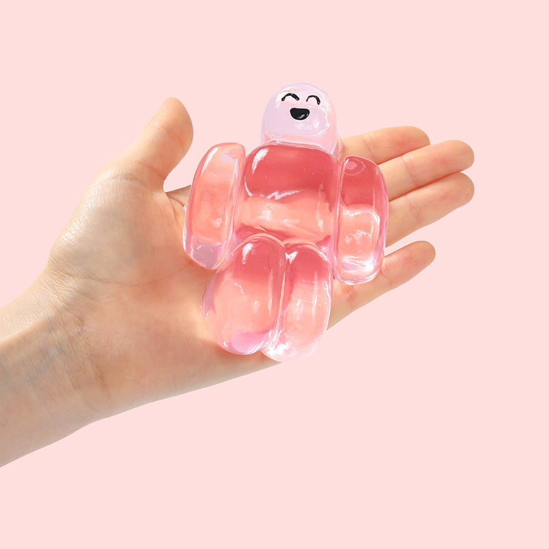 200g Crystal Pink Noob Taba Squishy