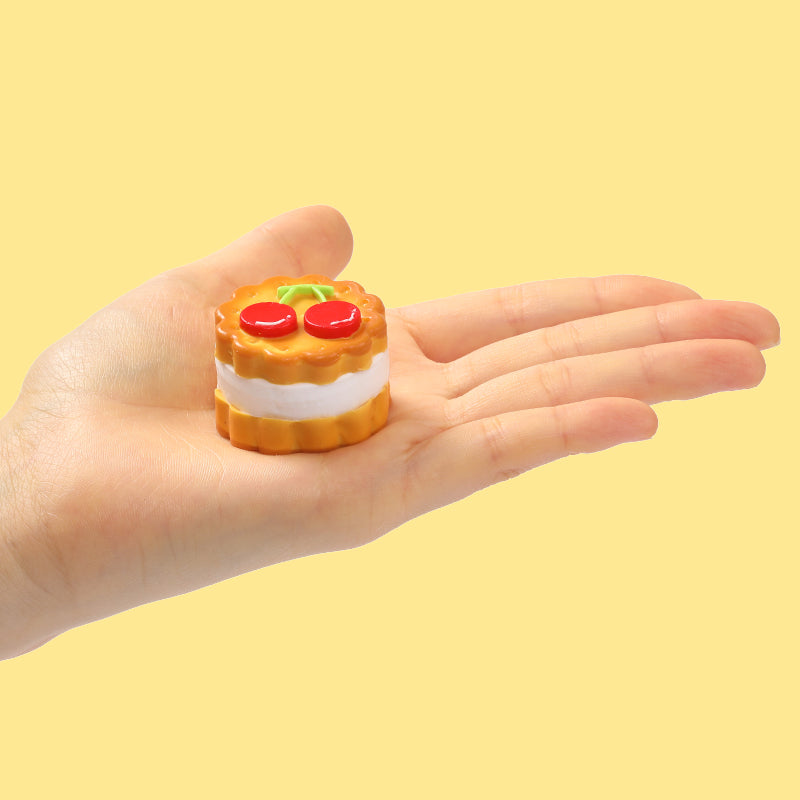 Circle Cherry Cookie Taba Squishy