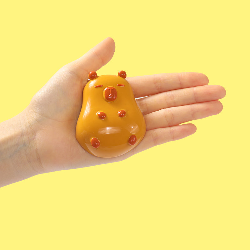 Yellow Capybara Taba Squishy