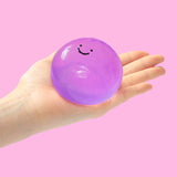 100g Crystal Sparkling Purple Galaxy Ball Taba Squishy