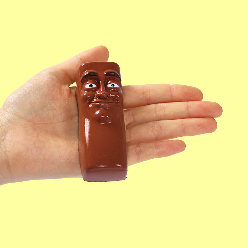 80g Dark Brown Tung Tung Sahur Taba Squishy