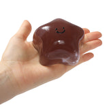 180g Crystal Chocolate Transparent Smiley Star Taba Squishy