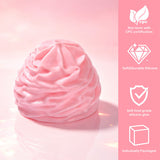 FUFUSQUISHY Pink Cream Roll Squishy Fidget Toy Stress Ball