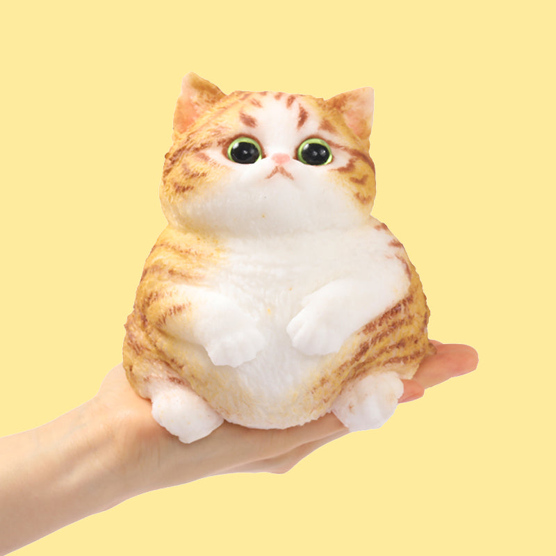 800g Giant Yellow Stripes Cat Taba Squishy
