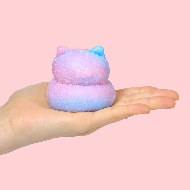 Pink Blue Fat Cat Squishy