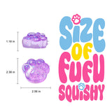 Purple Slow Rising Cat Paw Squishy