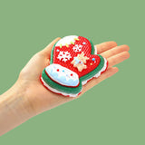 Christmas Mittens Taba Squishy