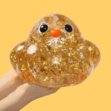 2100g Giant Crystal Golden Chicken Taba Squishy