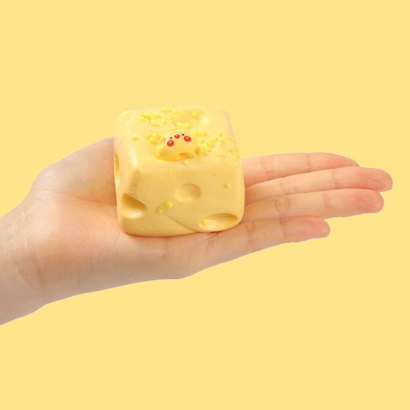 Cheese Block Taba Squishy