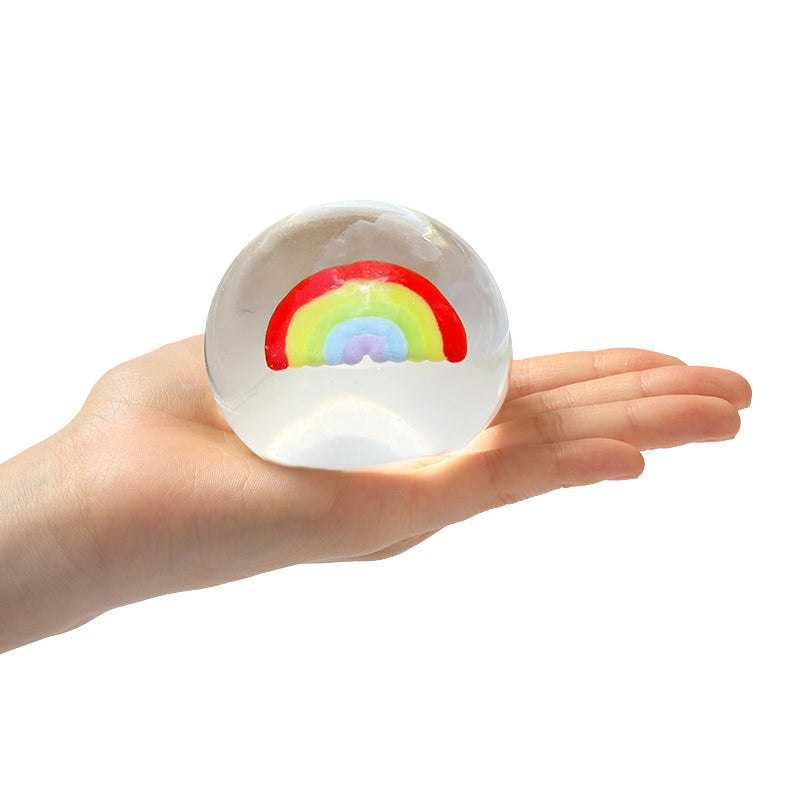 100g Crystal Rainbow inside Ball Taba Squishy
