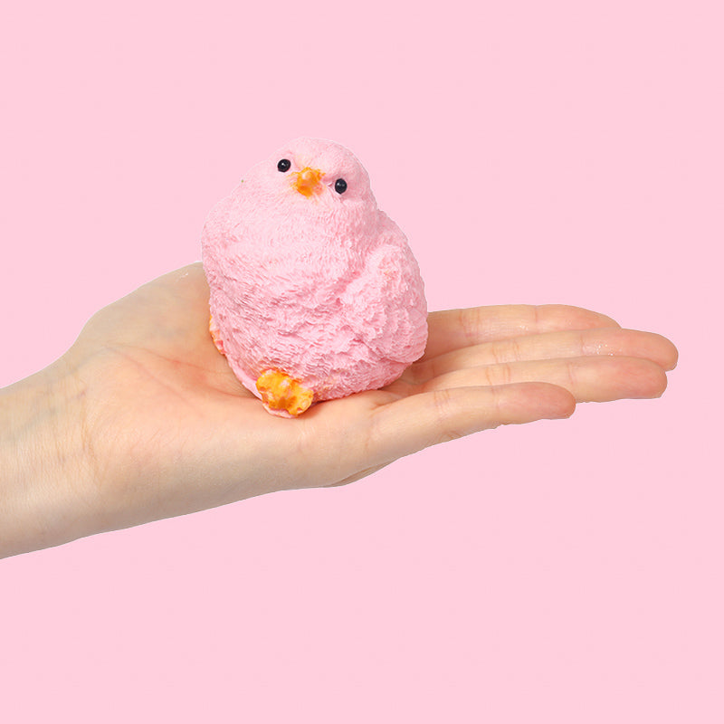 130g Pink Chicken Taba Squishy