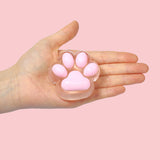 Transparent Pink Cat Paw Taba Squishy
