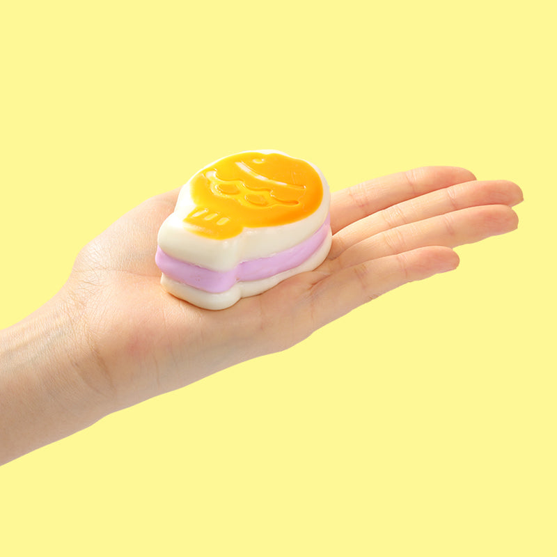 Roast Macaron Swirled Taiyaki Taba Squishy