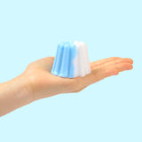 Blue and White Kneading Pudding Taba Squishy