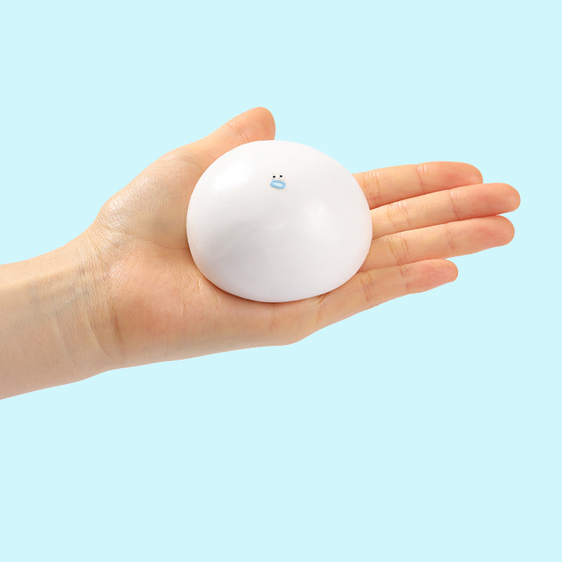 Emoji White Mochi Taba Squishy