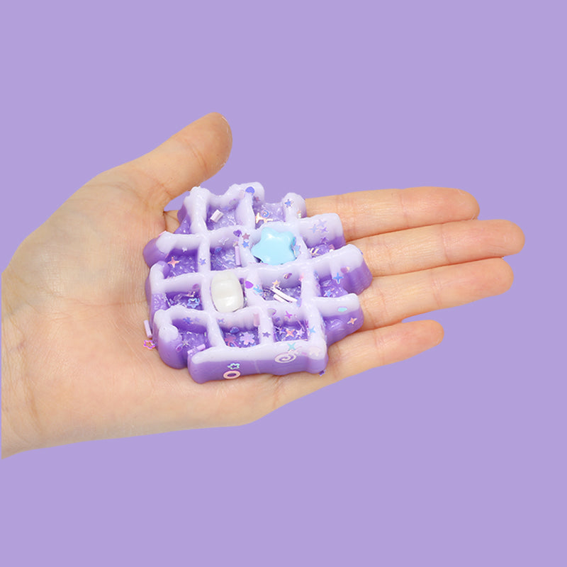 Purple Waffle Taba Squishy