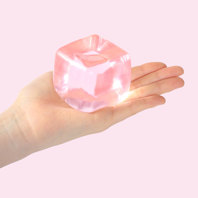 170g Crystal Pink Ice Cube Taba Squishy