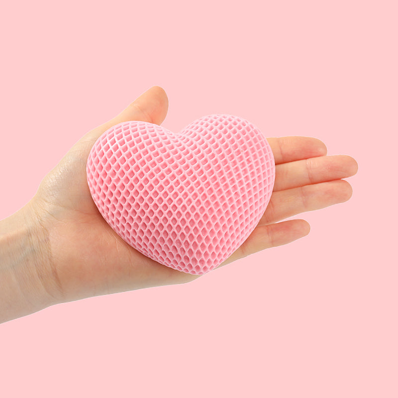 Pink Chocolate Heart Taba Squishy