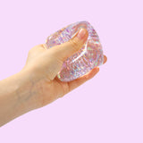 Purple Glow-in-Dark Ice Cube Taba Squishy