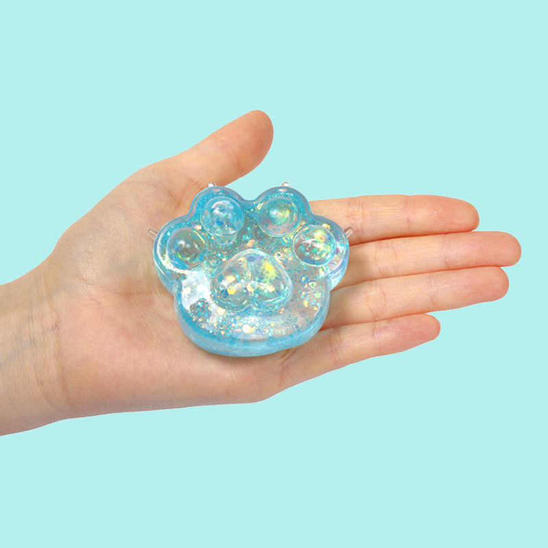 Blue Slow Rising Cat Paw Squishy