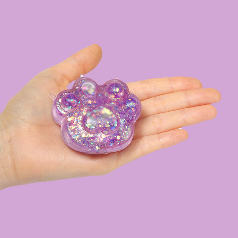 Purple Slow Rising Cat Paw Squishy
