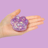 Purple Slow Rising Cat Paw Squishy
