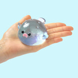 120g Crystal Blue Pufferfish Taba Squishy