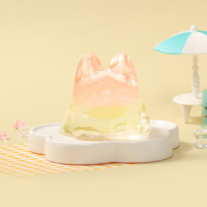 250g Crystal Yellow Faceless Bunny Taba Squishy