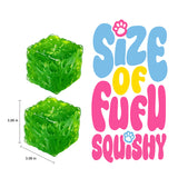 FUFUSQUISHY Jumbo Cheese Squishy Fidget Toy Stress Ball