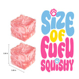 FUFUSQUISHY Jumbo Cheese Squishy Fidget Toy Stress Ball