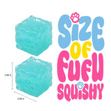 FUFUSQUISHY Crystal Ocean Jumbo Cheese Squishy  Original Sensory
