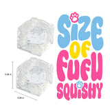 FUFUSQUISHY Crystal Jumbo Cheese Squishy Original Sensory