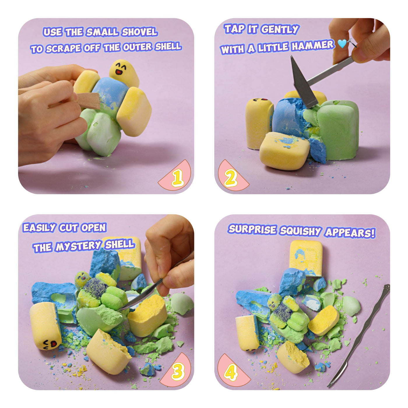 FUFUSQUISHY Noob Squishy Dig Kit