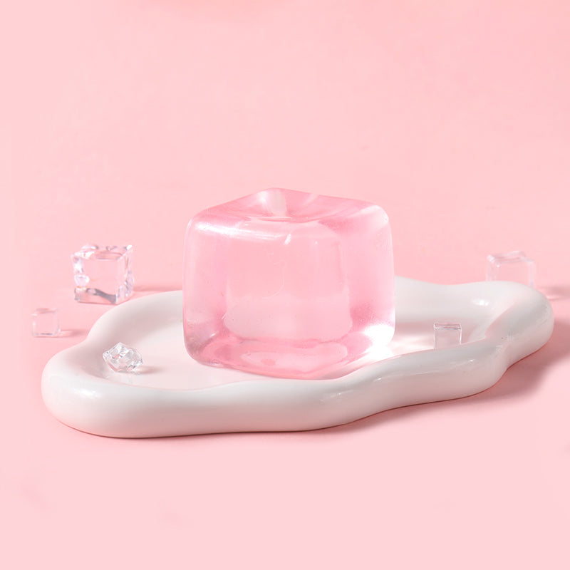 170g Crystal Pink Ice Cube Taba Squishy