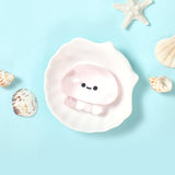 Crystal Pink Jellyfish Taba Squishy