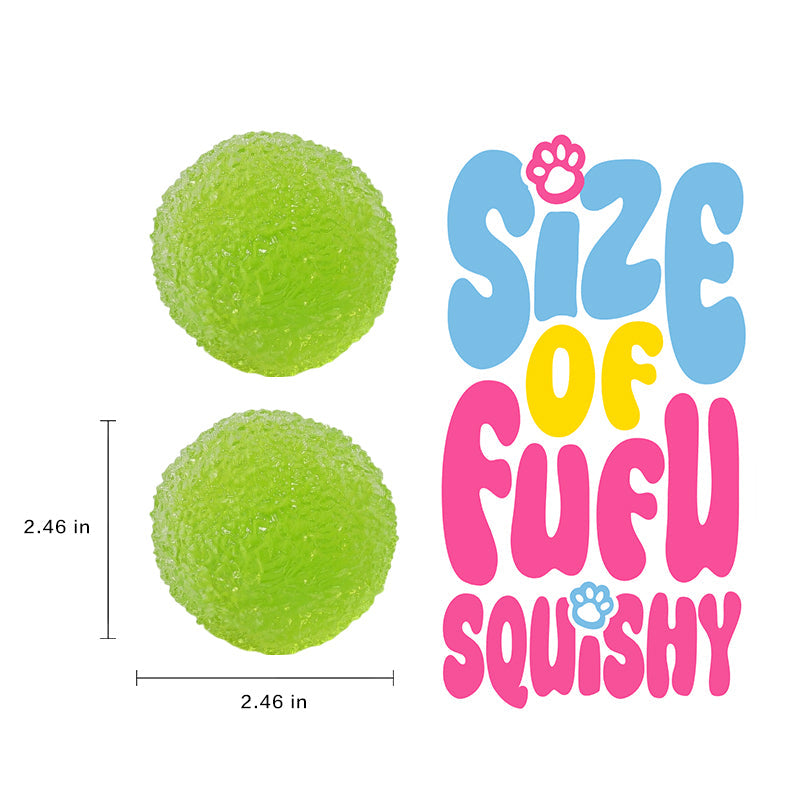 FUFUSQUISHY Green Crystal Bayberry Stress Ball