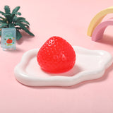 130g Crystal Sparkling Red Strawberry Taba Squishy