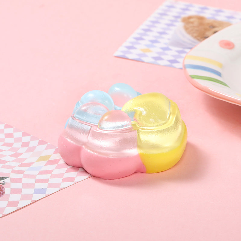 Rainbow Crystal Cat Paw Taba Squishy