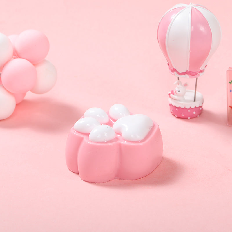 90g Pink Soft Cat Paw Taba Squishy