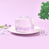 Purple Glow-in-Dark Ice Cube Taba Squishy