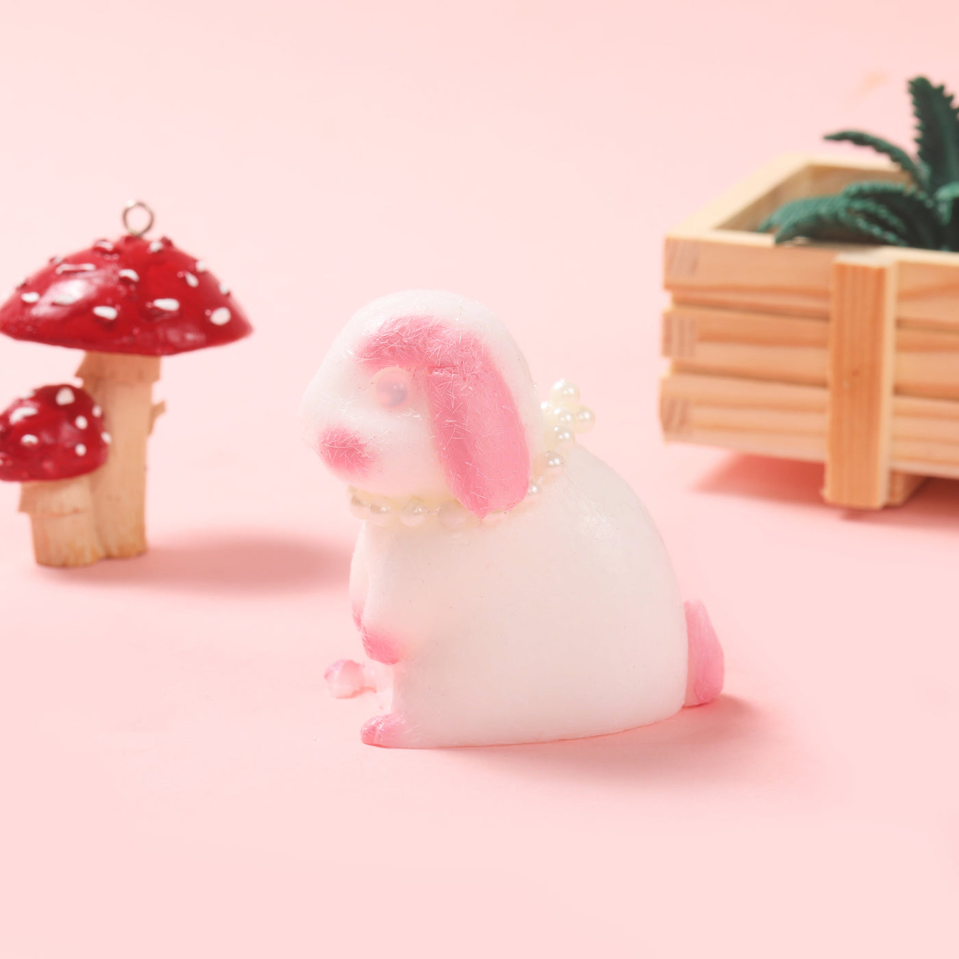 Cute Pink Bunny Taba Squishy