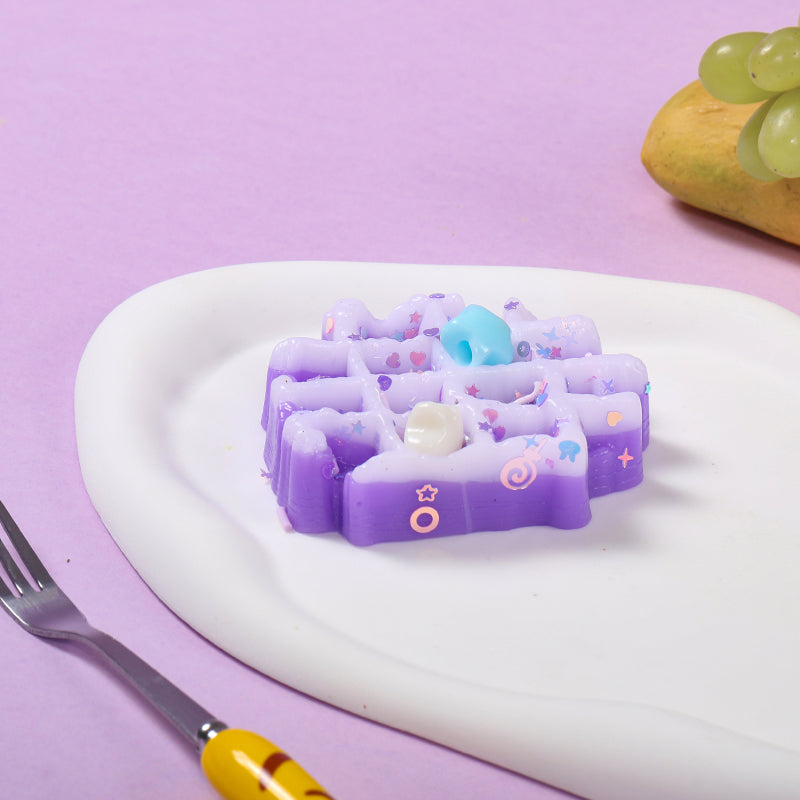 Purple Waffle Taba Squishy