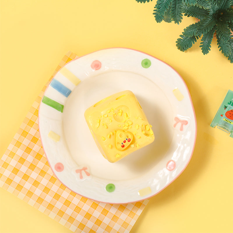 Cheese Block Taba Squishy