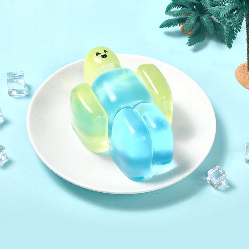 800g Crystal Yellow Robolx Noob Squishy